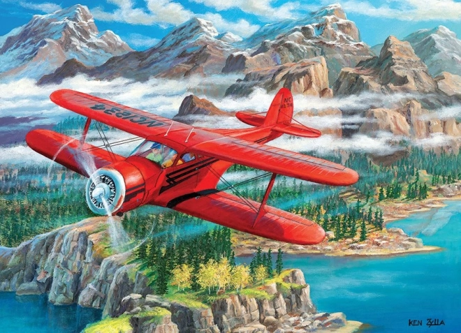 Puzzle COBBLE HILL Fly Beechcraft Staggerwing 500 brikker