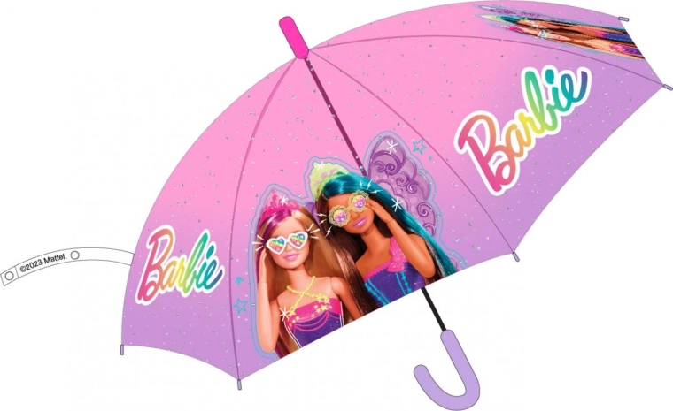 Barbie-paraply - 1 stk.