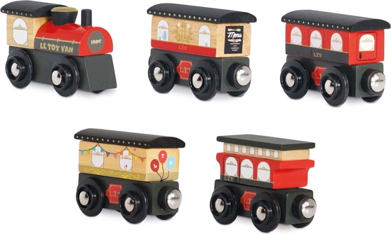 Le Toy Van trætog Royal Express med vogne