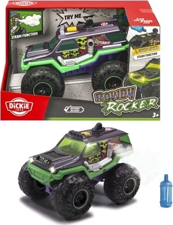 Dickie Asphalt Heroes Rowdy Rocker terrængående bil med lys-, lyd- og dampeffekter
