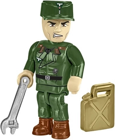 Figur af skytte med tilbehør