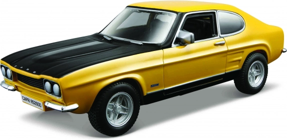 Model Bburago Ford Capri RS2600 1970 gul