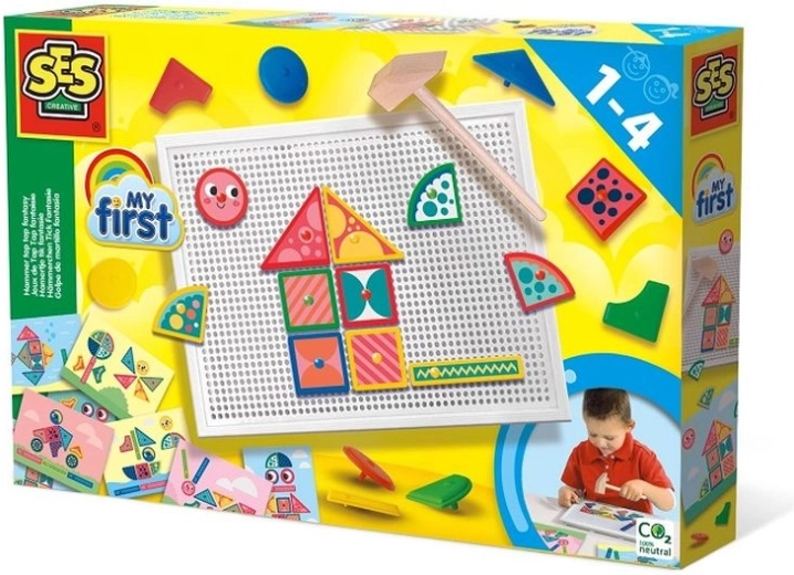 SES Creative My First stuku puku – mosaik der kan hamres fast