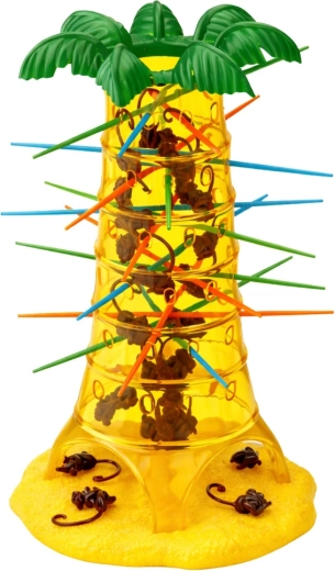 Farverig palme med gennemsigtig stamme