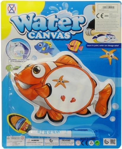 Badebog med farveskift og vandtusch