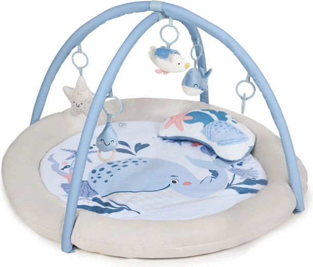 Kinderkraft legetæppe med aktivitetsbøjle Cozyplay Nordic Breeze