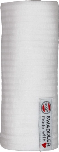 Lodger stofble swaddler seersucker 70 × 70 cm cloud dancer