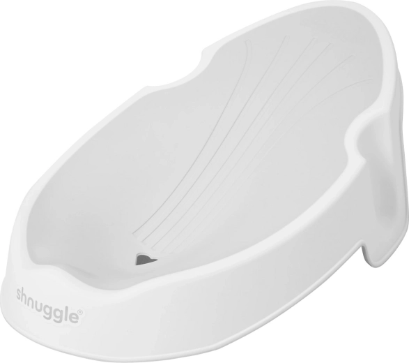 Shnuggle badestol til badekar white/grey