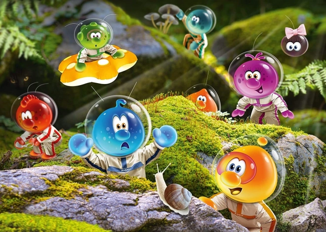 Puslespil SCHMIDT Spacebubble Club: landing i den mosklædte skov 1000 brikker