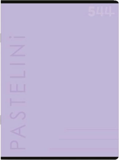 Hæfte A5 Pastelini lilla, linjeret