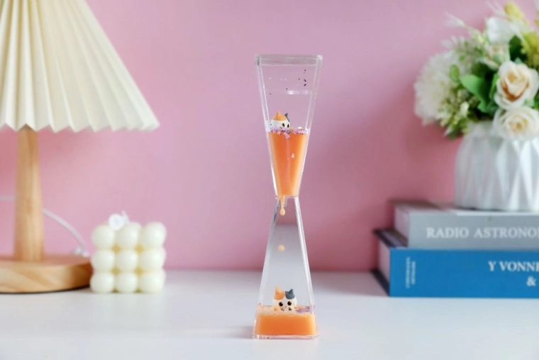 Sødt 3D-motiv med orange killing