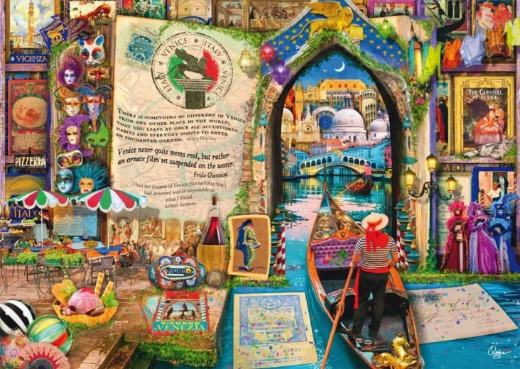 Puslespil Minder om Venedig 1000 brikker SCHMIDT