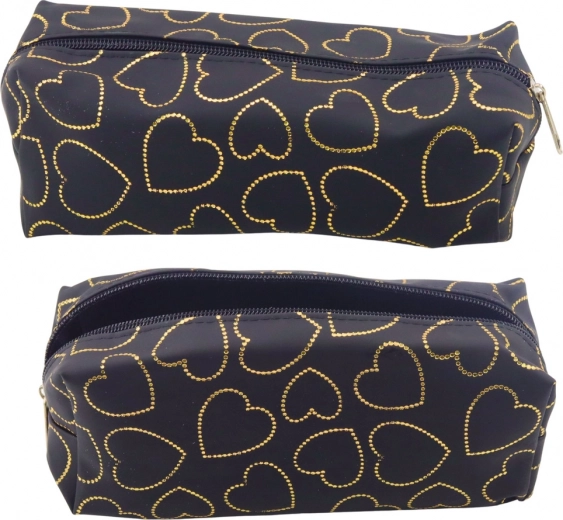 Penalhus sort med gyldne hjerter