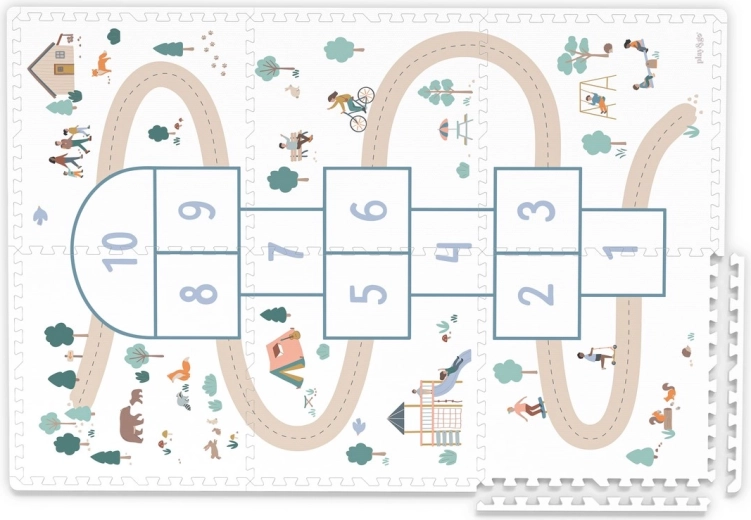 Hopscotch-design og dobbeltsidet udførelse
