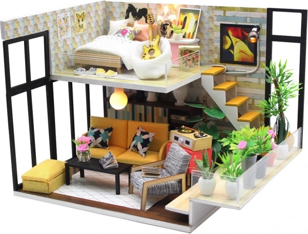 Miniature hus Cynthias ferieværelse fra 2Kids Toys