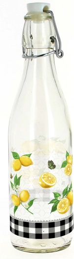 Flaske med patentlukning 540 ml citron