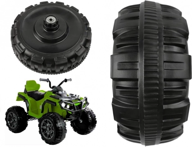 Baghjul i EVA til Quad med adapter