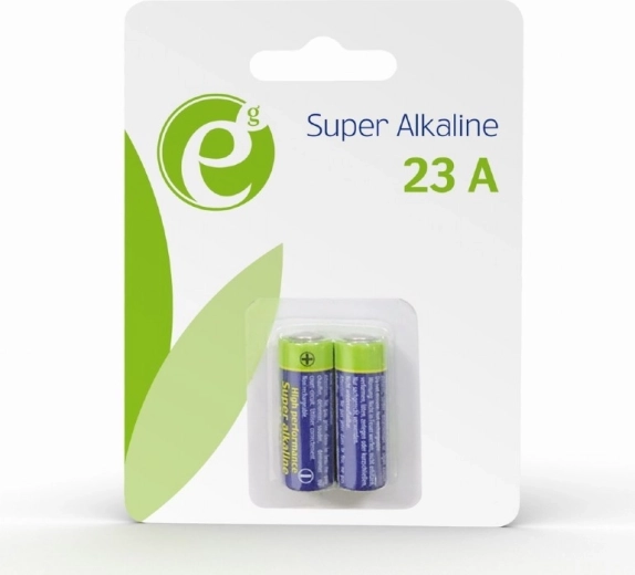 Alkaliske batterier A23 12 V, 2 stk.