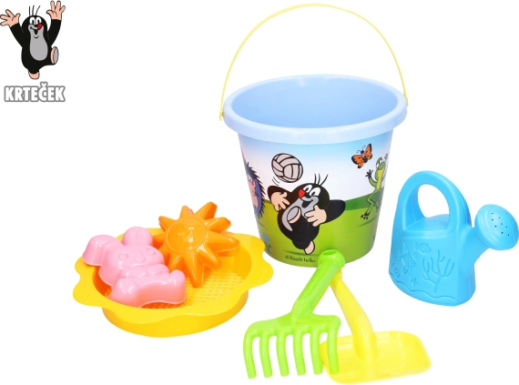 Sandsæt Muldvarpen stor 3,5 l blå