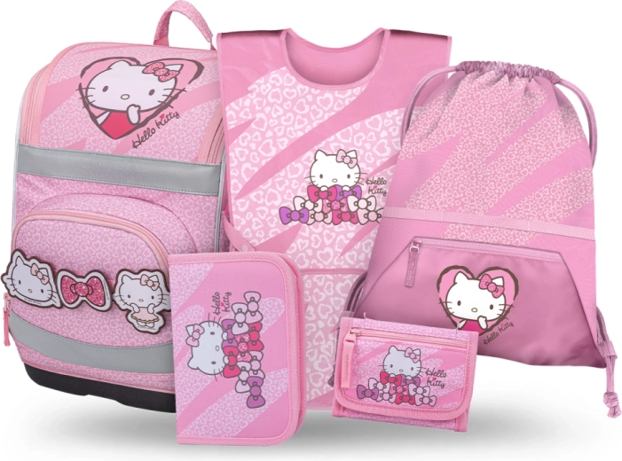 Baagl skolestart-sæt 5 Zippy Plus Hello Kitty sweet leopard