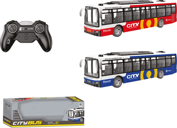 RC bybus med LED-lys