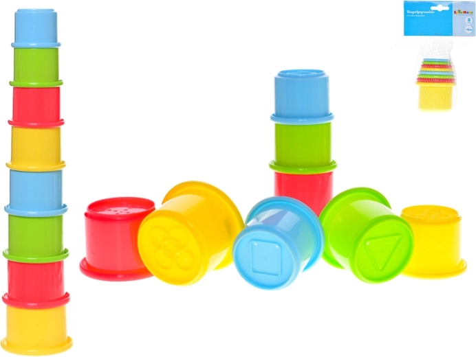 Stablekopper – farverig pyramide til babyer
