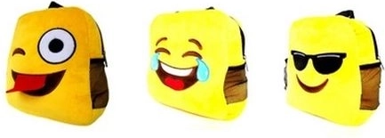 Blød børnerygsæk med smiley