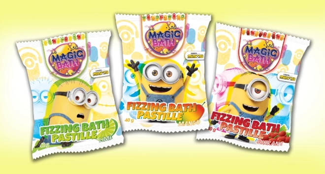 Bruset badetablet MINIONS til børn