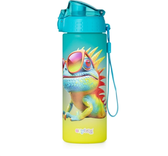 OXY Click drikkeflaske 600 ml crazy animals chameleon