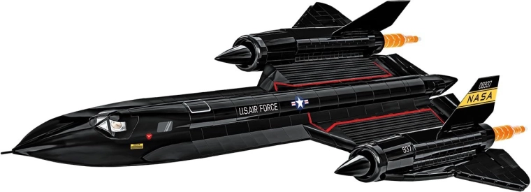 Ikonisk SR-71 i skala 1:48 og med markante tryk