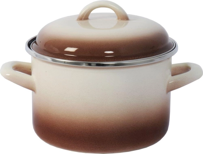 Gryde med låg 16 cm, 2 l CAPUCCINO