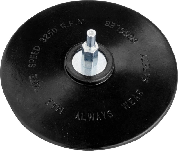Bærer til sandpapir 125 mm med velcro
