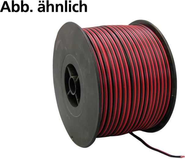 Fladt kabel med Futaba-stik 2 × 0,25 mm, 100 m