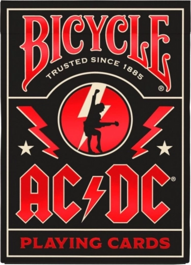 Bicycle spillekort inspireret af AC/DC
