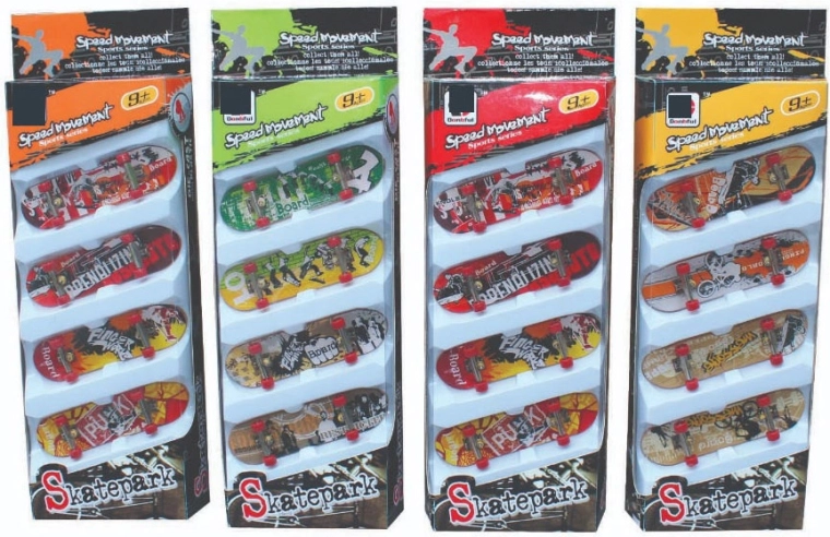 Skatepark multipack fingerboards 4 stk.