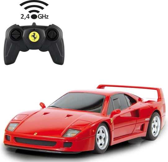 Jamara Ferrari F40 RC-bil 1:24 rød 2,4 GHz - 1 stk.