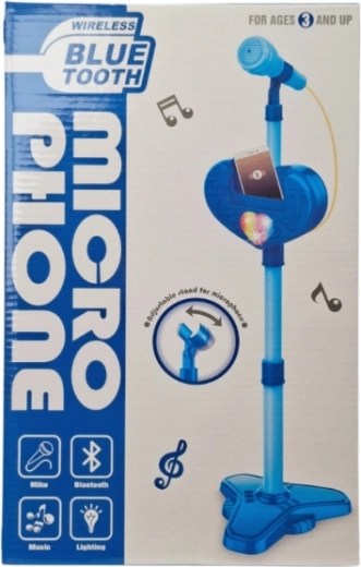 Børne-stativmikrofon med Bluetooth