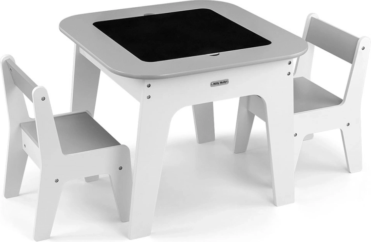Børnebord og stole MILLY MALLY Olaf Grey