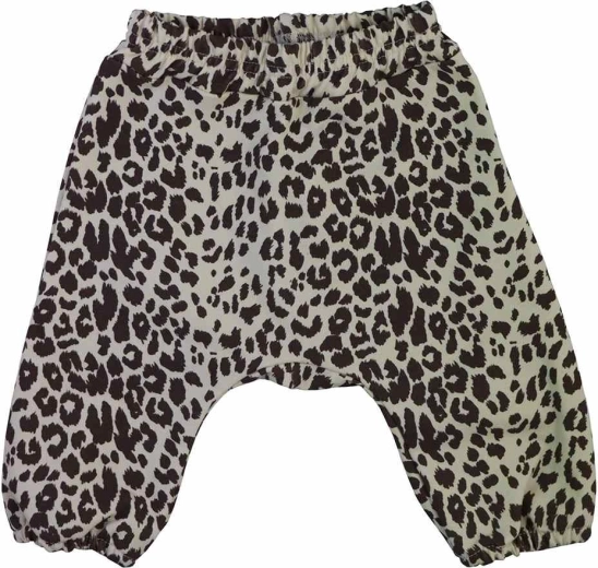 Behagelige leopardmønstrede joggingbukser