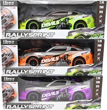 Rally Sprint sportsbil med fjernbetjening 2,4 GHz