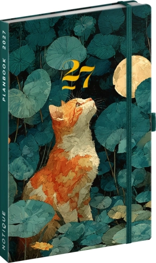 Notique Planbook kat 2027 – kalender og notesbog 13 × 21 cm