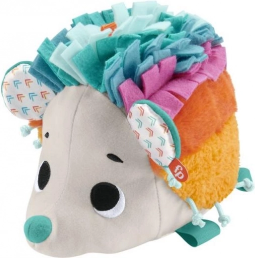 Fisher-Price regnbue-pindsvin – sanseplysdyr til babyer