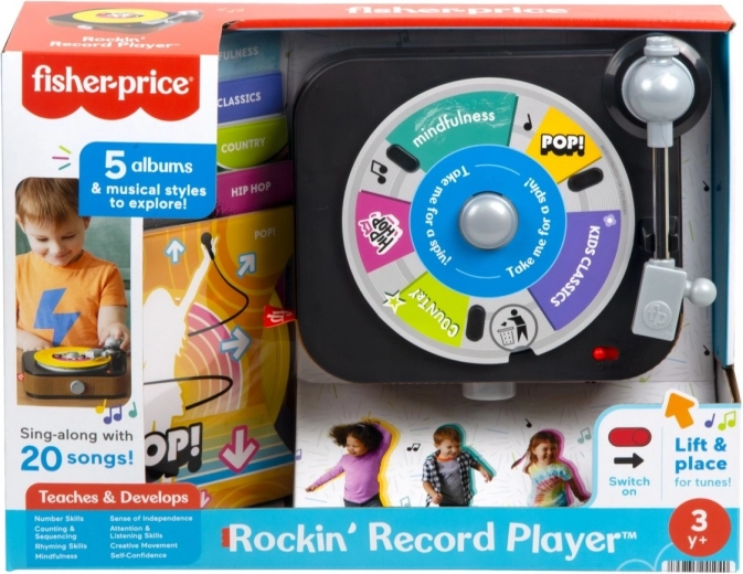 Grammofon for de mindste FISHER-PRICE – interaktivt børneradio