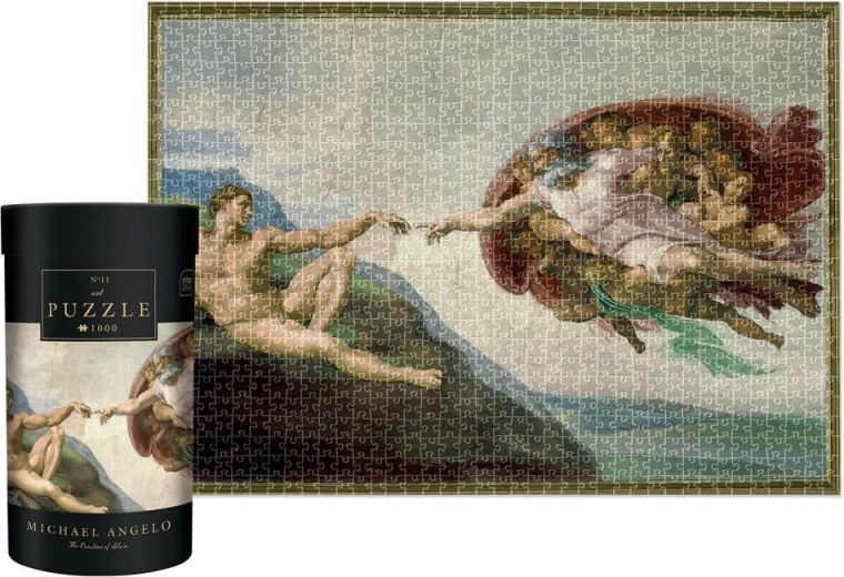 Puzzle Skabelsen af Adam 1000 brikker – kunst INTERDRUK