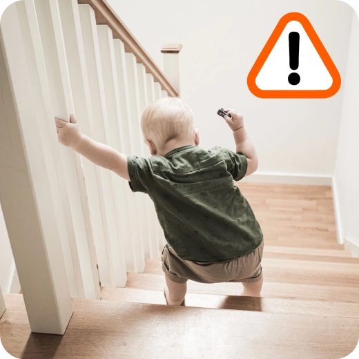 Beskyttelse ved trapper og passager