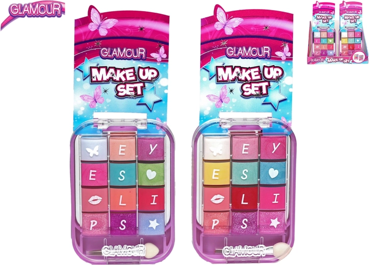 Børne-makeuppalet med spejl Glamour