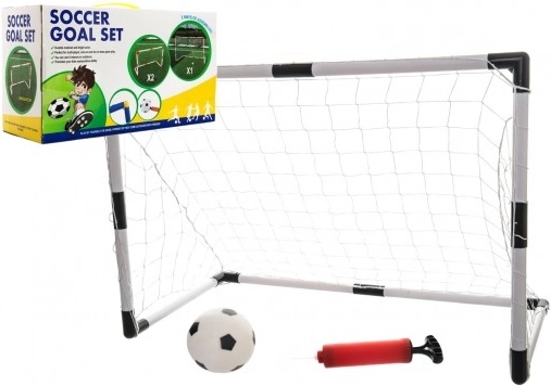 Fodboldmål 2-i-1 med bold