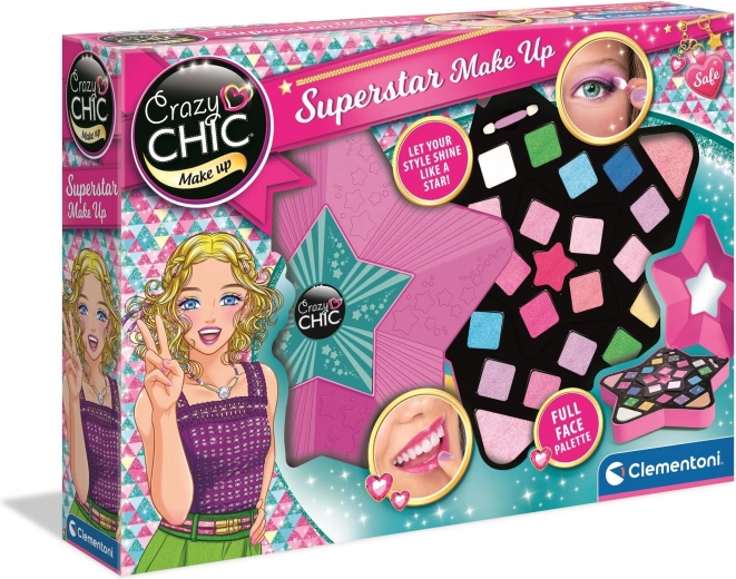 Clementoni Crazy Chic superstar make up stjerne