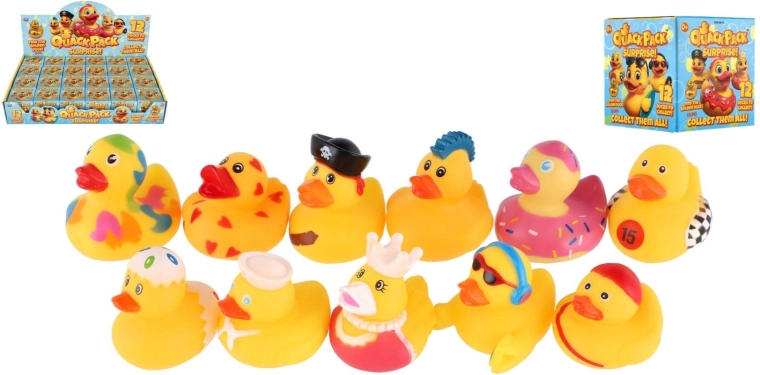 Gummiand med overraskelse, blandede designs - 1 stk.