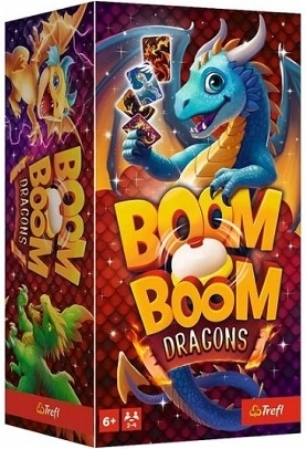 Trefl Boom Boom Drager – observationskortspil med buzzer